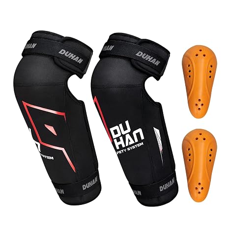 Motorcycle Knee Pads for Men & Women, CE Level 2 Certified, 45-180 Flex & Adjustable Straps, Thermal Warm Fleece Lining for Motocross, Dirt Bike, Cold Weather Riding