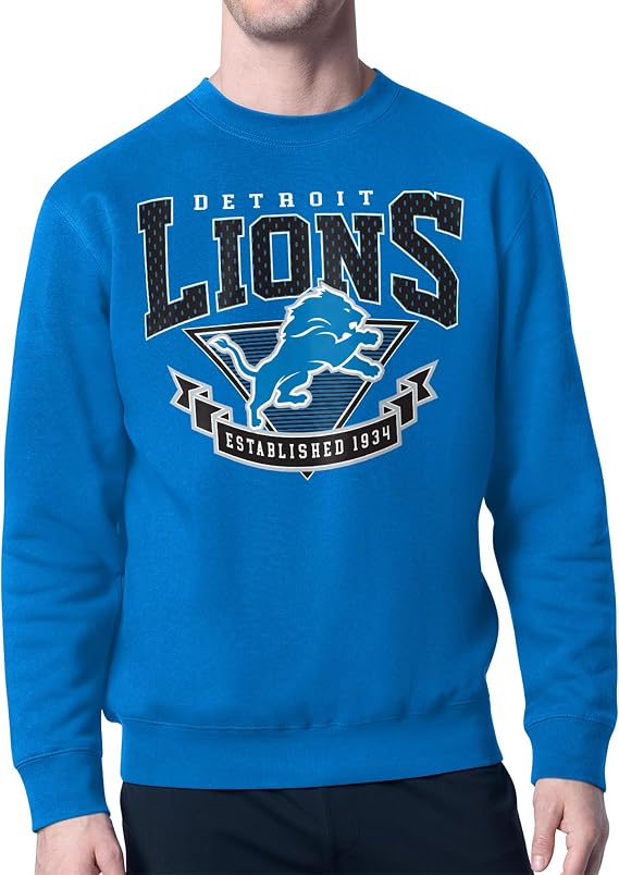 STARTER Men's NFL -80s Inspired Pullover Sweatshirt