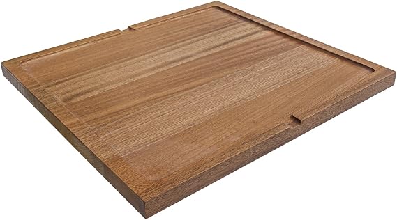 Ruvati 17.25 x 15.75 in Dual-Tier Wood Cutting Board - RVA1233