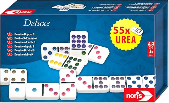 Noris-Spiele GmbH & Co.KG Deluxe: Domino Doppel 9 Board Game