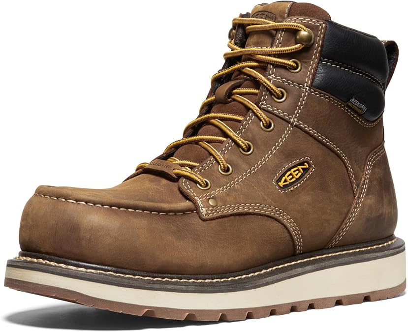 KEEN Utility Men's Cincinnati 6" Composite Toe Waterproof Wedge Work Boots