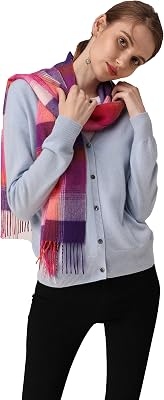 BEYOND FASHION 100% Cashmere Scarf for Men/Women (Fall/Winter 2019 Collection)