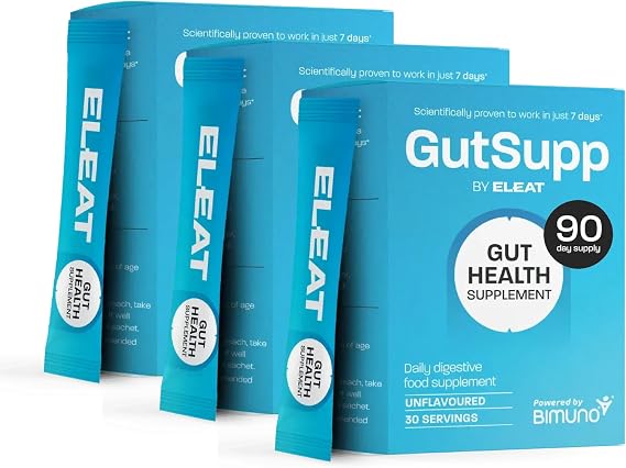 GutSupp Prebiotic Fibre Supplement for Gut Health (Formerly Bimuno) | High-Fibre Tasteless Soluble Powder | Supports Digestive Function | Suitable for Women & Men | 90-Day Supply