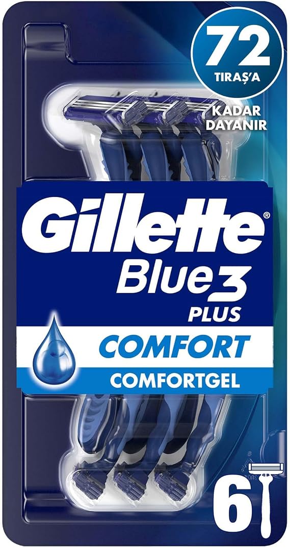 Gillette Blue3 Cool Kullan At Erkek Tıraş Bıçağı 6'li