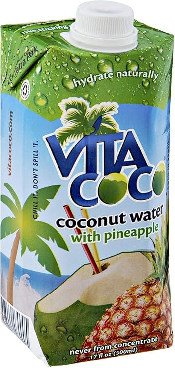 Vita Coco Pineapple Coconut Water, 500 Milliliter - 12 per case.12