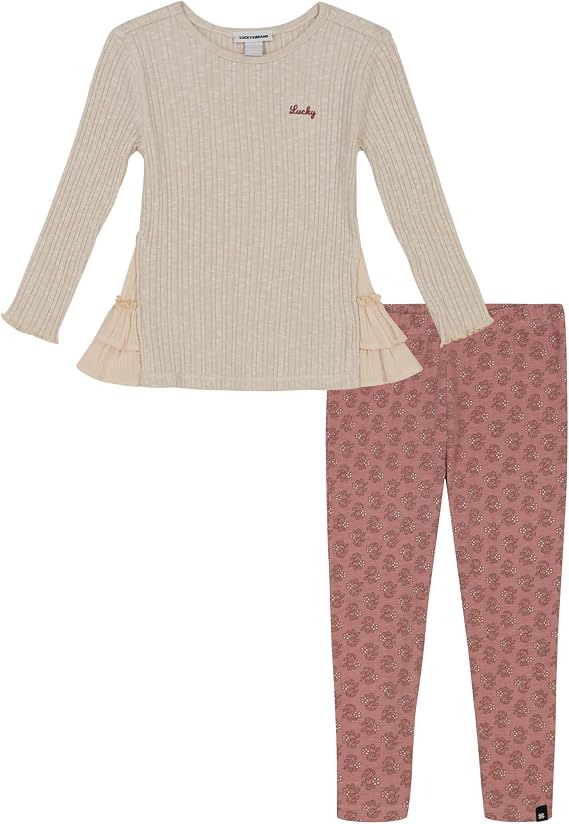 Lucky Brand Girls' 2pc Tunic Legging Set