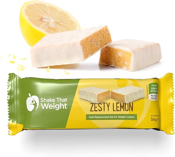 Lemon and White Choc High Protein Meal Replacement Diet Bar - Shake That Weight