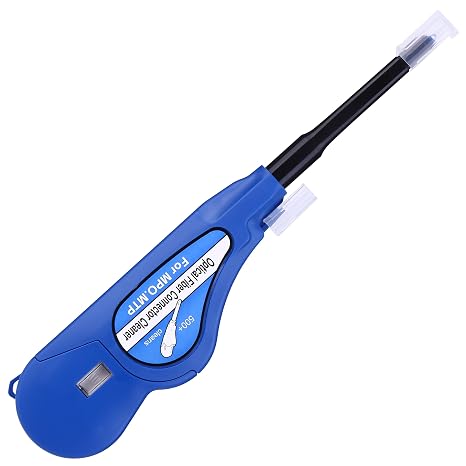 Fiber Optic Cleaner for MTP/MPO Connector, Over 500 Times Cleans,Fiber Endface Cleans & Optical Connector Cleans(Blue)
