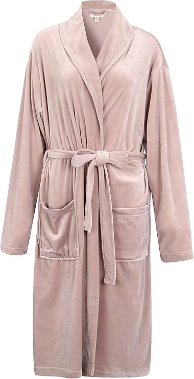 Richie House Women Robes Fleece Belted Flower Design Bathrobe Sleep Pajama S-3XL RHW2763