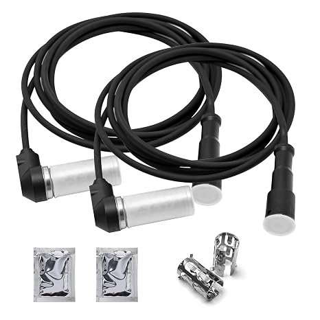 6.5Ft Truck Wheel Speed ABS Sensor Harness Replacement for Meritor Replacement for Wabco 4410328140 4410326180 (2 Pack)
