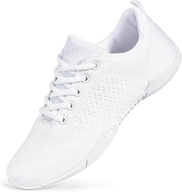 CADIDL Cheer Shoes Women White Cheerleading Dance Shoes