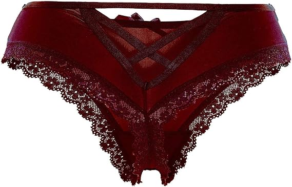 Womens Lace G-String Thongs Panties Underwear Low Rise T-Back Underpants