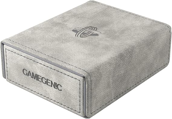 Gamegenic Token Keep - Premium Token Box for Safe Storage, Fits Dungeon 1100+ and Dungeon S 550+, Holds Tokens, Dice, and Cards, Fully Usable During Gameplay, Gray Color, Made