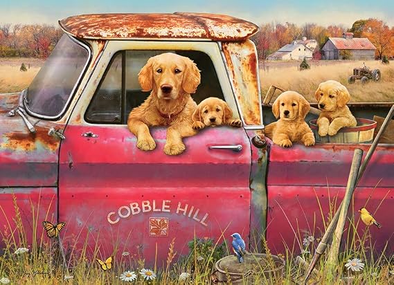 Cobble Hill 1000 Piece Puzzle - Cobble Hill Farm - Sample Poster Included