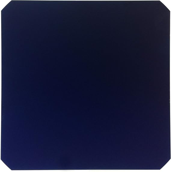 New Solar Cell Flexible Mono Solar Wafer Monocrystalline Cells Tabbing for DIY Solar Panel High Efficiency 3.4W C60 5x5 Safe Packing (5)
