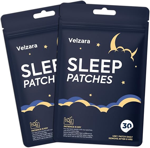 Sleep Patches 60 Count, Plant-Based Sleep Patches Easy-to-Apply Vegan-Friendly
