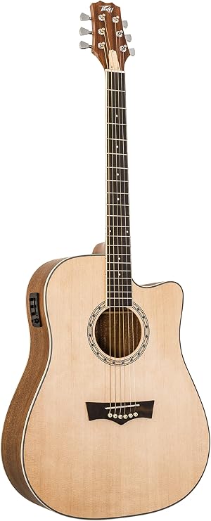 Peavey Delta WoodsTM DW-2 CETM Solid Top Cutaway Acoustic-Electric Guitar with Electronics