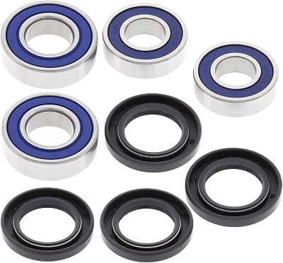 BossBearing Both Front Wheel Bearings and Seals Kit for Polaris Outlaw 90 2007 2008 2009 2010 2011 2012