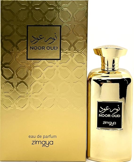 Zimaya Noor Oud Eau de Parfum Spray for Unisex, 3.4 Ounce