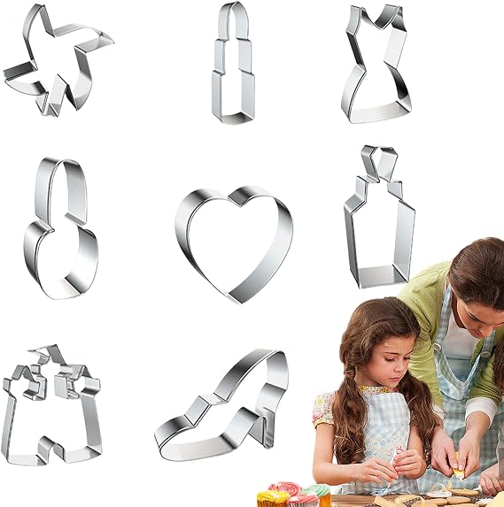 Dress Cookie Cutter Stainless Steel Decorating Mold Press