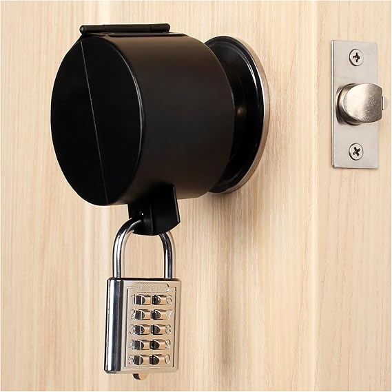Door Knob Lock Cover | Blocks Keyhole Access, Disables Door Knob