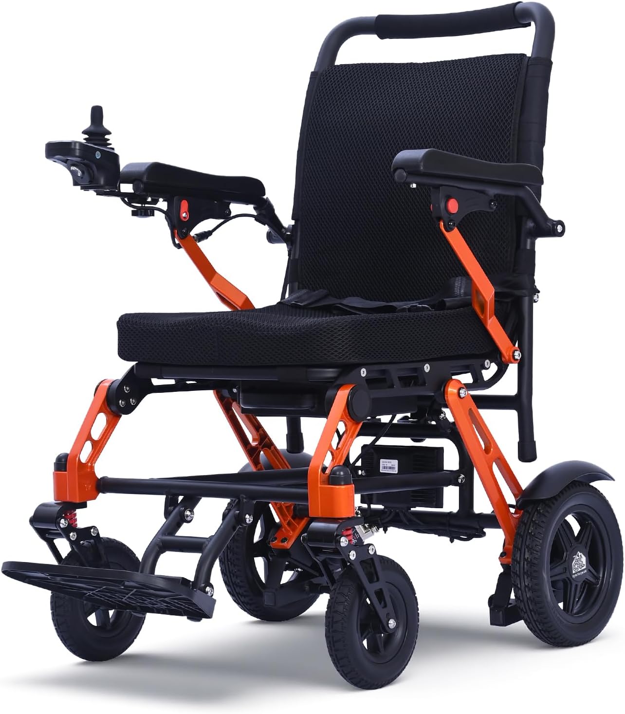 XP02 Lightweight Electric Wheelchair for Adults,16.5KG Ultra Lightweight Wheelchair with Magnesium Alloy Frame,12Ah Battery, 20km Range,Portable Foldable Powerchair for Travel,Airplane Approved