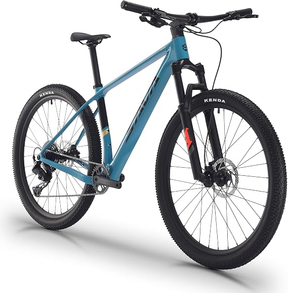 SAVADECK Lantop 610 Carbon Fiber MTB with Shimano U6000 10 Speed Shift Groupset, Hydraulic Disc Brake with Shimano MT200 Break System