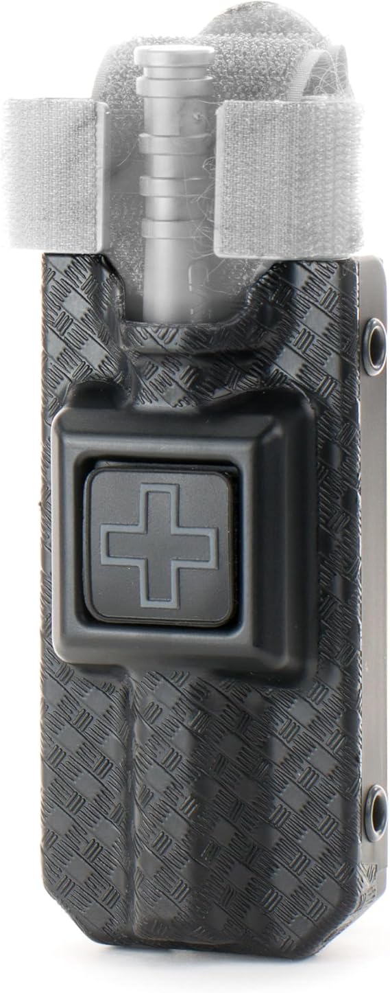 Eleven 10 Rigid TQ Case for C-A-T Tourniquet | Black Holster Attachment for Safari Holsters
