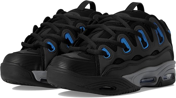 Osiris Mens D3 2001 Black/Grey/Blue 5.5 M