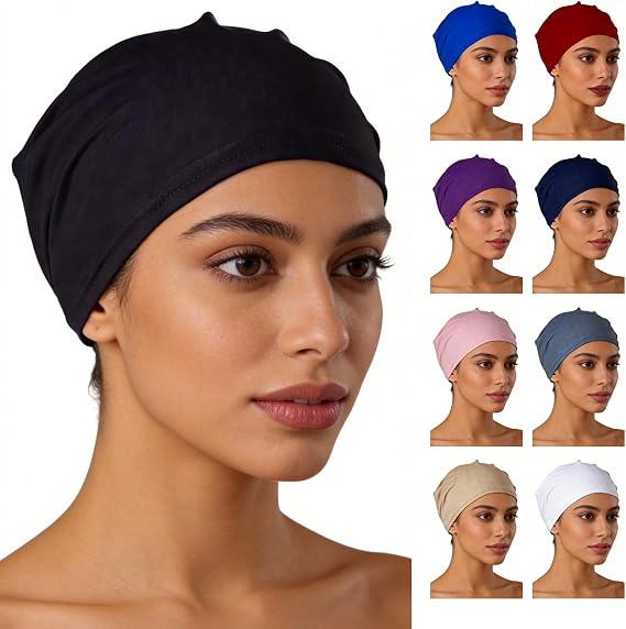 9 Pieces Chemo Head Scarf for Women Pre Tied Chemo Hat