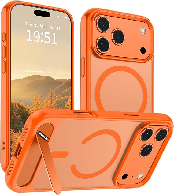 SUPFINE Magnetic for iPhone 17 Pro Case Translucent Matte Phone Cover