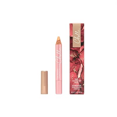 Chella Highlighter Makeup Pencil - Vegan, Cruelty Free, Paraben Free, Gluten Free - Use as a Highlighter, Concealer and Under Eye Liner Dark Matte