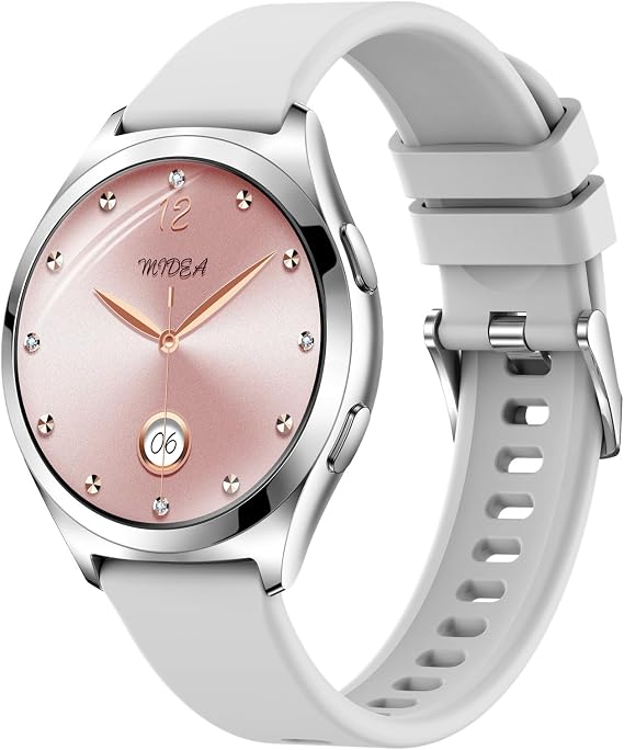 JUSUTEK 2023 Innovative Bluetooth Call Smart Watch, AMOLED Screen, 466*466 Resolution Watch, Screen Off Display Time, NFC Function, Calculator, Multi-Function Management, Exercise Mode, Stopwatch,