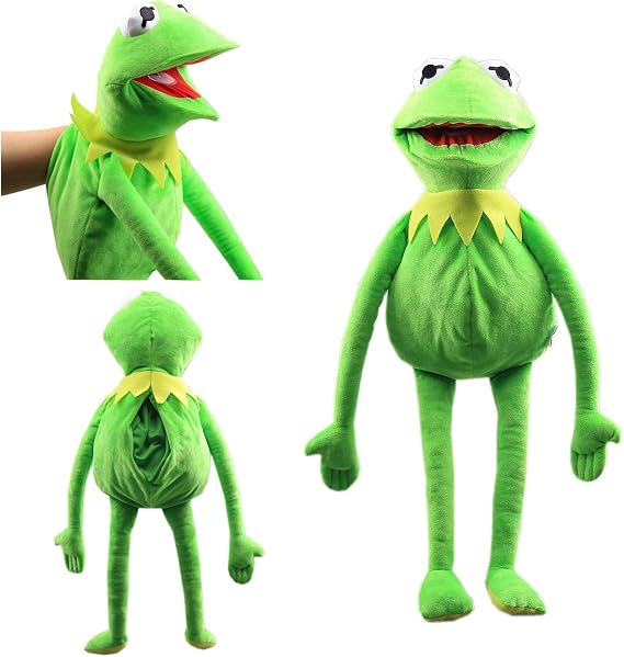 The Frog Puppet Plush Toy Ventriloquism Prop Party Gift