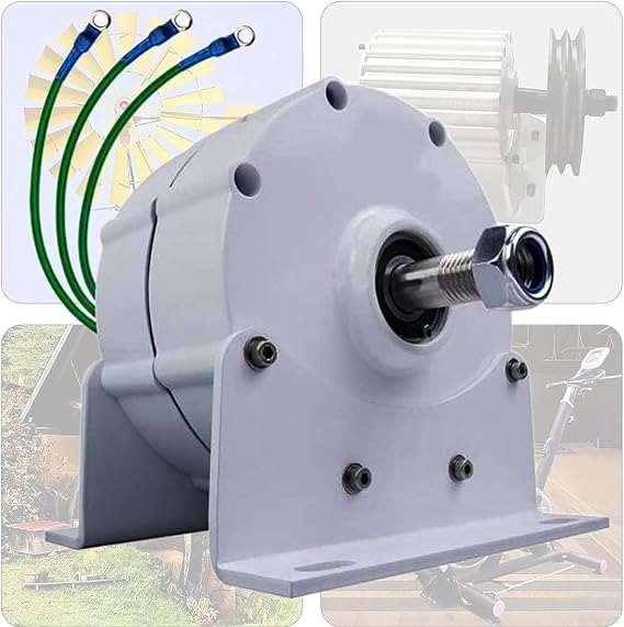 CHRISK 8000W 12V 24V 48V DC Permanent Magnet Electric Motor Generator DIY for Wind Turbine PMA