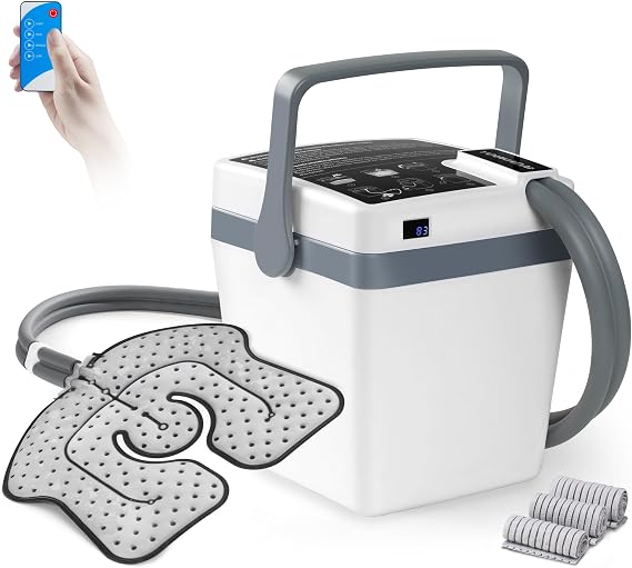 Cold Therapy Machine for Knee Replacement & Shoulder Surgery Recovery | Adjustable Ice Machine for Knee/Shoulder/Hip/Foot | Lightweight Design - Reusable Cold Therapy System for Seniors & Athletes
