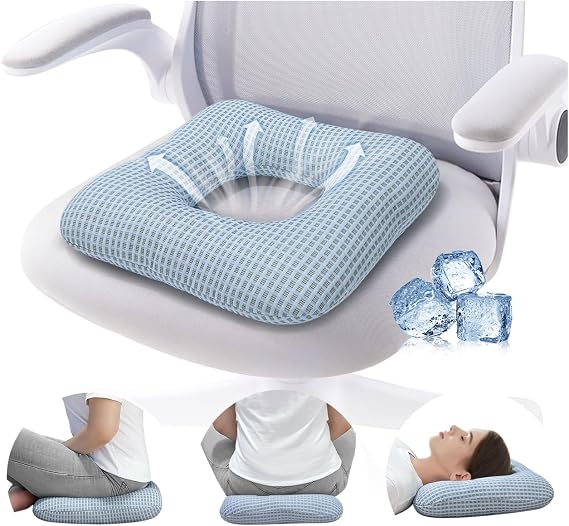 AOSSA Bed Sore Cushions for Butt Positioning Pillow Pressure Ulcer Cushion Medical Pressure Relief Sleeping Pillow After Surgery Positioner Wedge Turning Back Leg Coccyx Support Sitting Seat Cushion