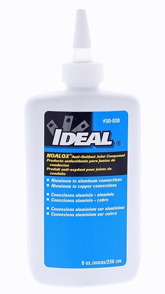 Ideal Electrical Noalox Anti-Oxidant Compound, 30-030, 8 oz. Bottle