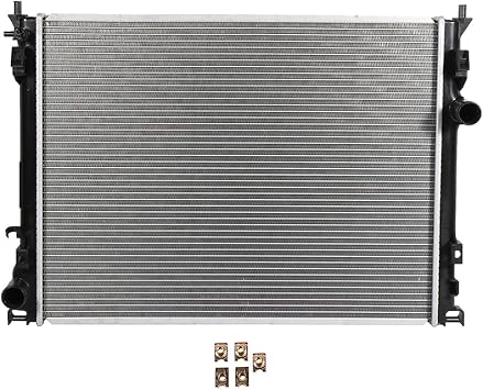 Radiator Fit for Chrysler 300 2.7L 2005-2008 for Chrysler 300 3.5L 2005-2008 for Chrysler 300 5.7L 2005-2008 Aluminum Radiator OEM 2766