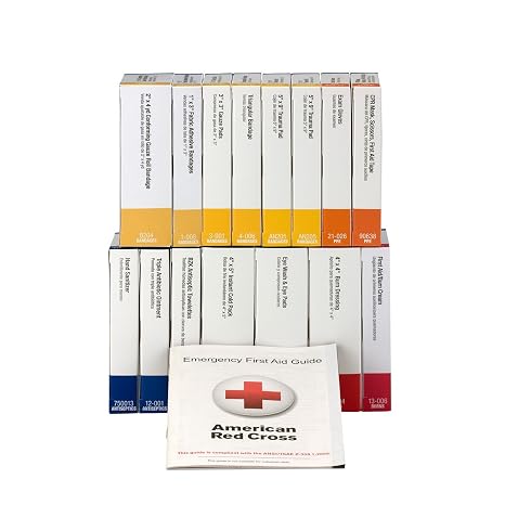 16 Unit First Aid Kit, ANSI 2015 Class A Refill Kit