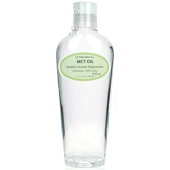 8 oz Premium MCT Oil derived from Organic Coconut Oil Pure Medium-Chain Triglyceride