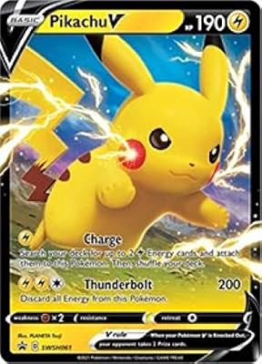 Pokemon Sword & Shield Promo Ultra Rare Pikachu V SWSH061
