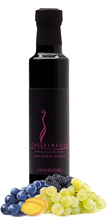 Calivirgin Balsamic Vinegar - Traditional Balsamic Vinegar - 250ml | Authentic Italian Balsamic Vinegar - Barrel Aged Balsamic Vinegar Bottle