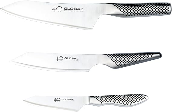 Global 40th Anniversary 3 Piece Knife Set