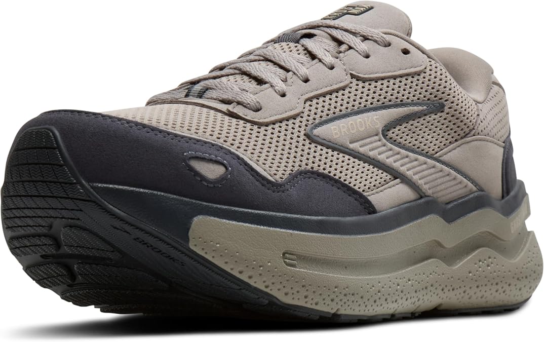 Brooks Men s Ghost Max Suede/Leather Neutral Running & Walking Shoe
