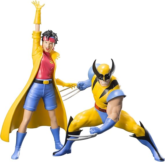 Marvel Universe XMen '92 Wolverine & Jubilee Two Pack | Marvel Universe Presents 7 Inch Statue Figure ArtFX+ Wolverine & Jubilee 1992