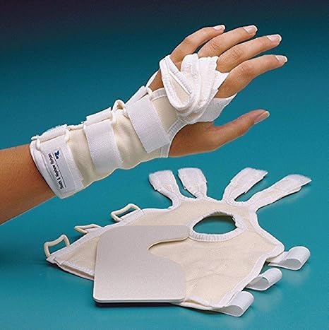 Rolyan 81276542 Adjustable Ulnar Deviation Splint, Small, Left, Ulnar-Toradial Pull
