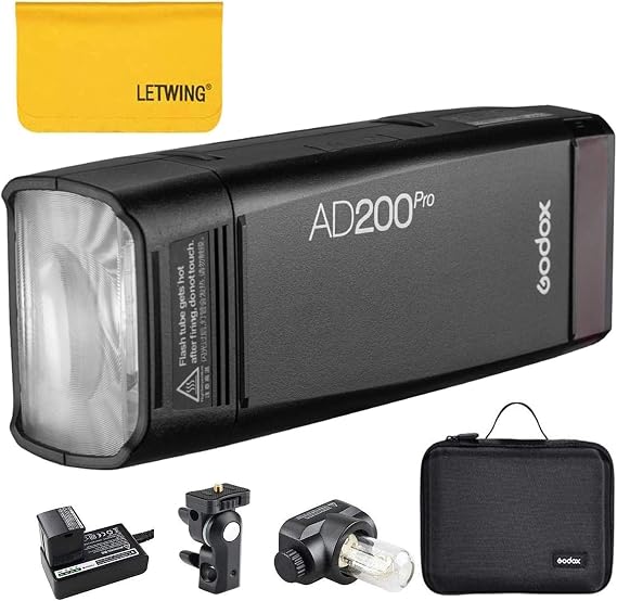 Godox AD200 Pro AD200Pro Outdoor Flash Strobe, 200Ws 2.4G TTL Pocket Flash