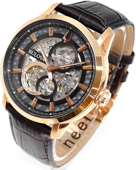 Bulova 97A169 Men's Automatic Mechanical Skeleton Classic Wristwatch