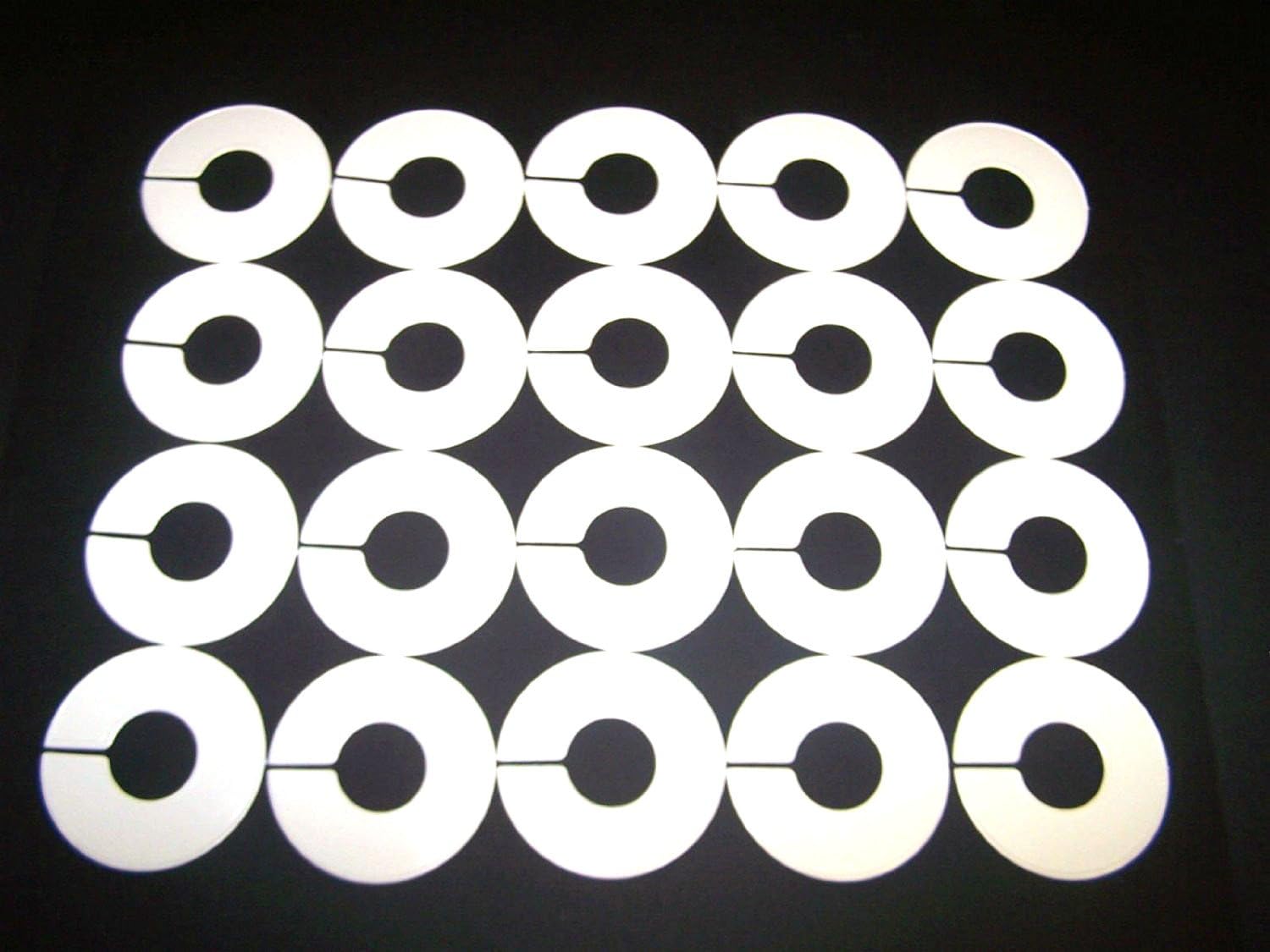 50 Pack-Clothing Rack Size Dividers Clothing Rack Size Dividers